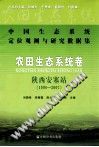 中国生态系统定位观测与研究数据集  陕西安塞站农田生态系统卷  1998-2007