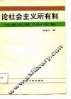 论社会主义所有制