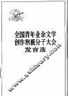 全国青年业余文学创作积极分子大会发言选