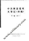 中共林县党史大事记  初稿  下编