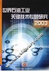 世界石油工业关键技术专题研究  2003