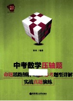中考数学压轴题  命题思路剖析  必考题型详解  实战真题演练【彭林编著】-PDF电子版