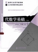 新世纪高等学校教材 北京高等教育精品教材 数学与应用数学基础课系列教材  代数学基础  下【张英伯，王恺顺编著】-PDF电子版