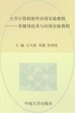 大学计算机软件应用实验教程  多媒体技术与应用实验教程【言天舒，刘强，彭国星主编；刘泽文，许赛华，田源，曾志高，袁义，唐黎黎，王皓副主编】-PDF电子版