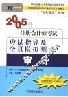 2005年注册会计师考试应试指导及全真模拟测试  审计