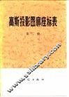 高斯投影图廓座标表  第2册