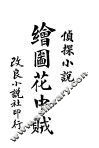 侦探小说  绘图花中贼