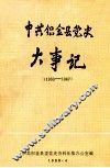 中共织金县党史大事记  1933-1987