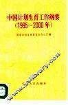 中国计划生育工作纲要  1995-2000年