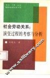 社会劳动关系  演变过程的考察与分析