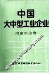 中国大中型工业企业  冶金工业卷