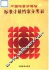 中国档案分类法  标准计量档案分类表