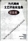 当代湖南文艺评论家选集  胡良桂卷