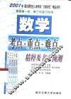 数学考点·重点·难点精粹及名家预测