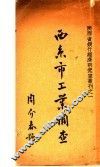 西京市工业调查