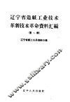 辽宁省造纸工业技术革新技术革命资料汇编  第1辑