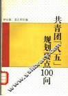 共青团“八五”规划要点100问