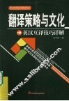 翻译策略与文化  英汉互译技巧详解