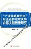 “产业战略转折点”后企业持续成长的内部关键因素研究