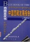 西藏蓝皮书  中国西藏发展报告  2004