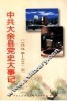 中共大余县党史大记事  1919.5-2001.3