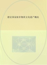 德宏国家级非物质文化遗产概况【项冰，段旭龙主编】-PDF电子版