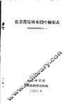 北京常见树木枝叶检索表  树木学参考资料之一
