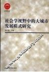 社会学视野中的大城市发展模式研究