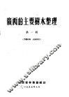 广西的主要树木整理  第1辑